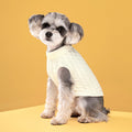 Autumn and winter pet dog cat warm solid color classic Fried Dough Twists sweater thickened turtleneck sweater - Majestic Pet Kingdom