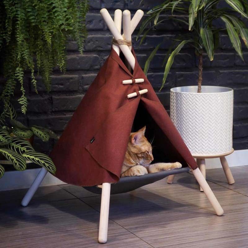 Breathable Frame Cat Bed & Dog Tent House - Majestic Pet Kingdom