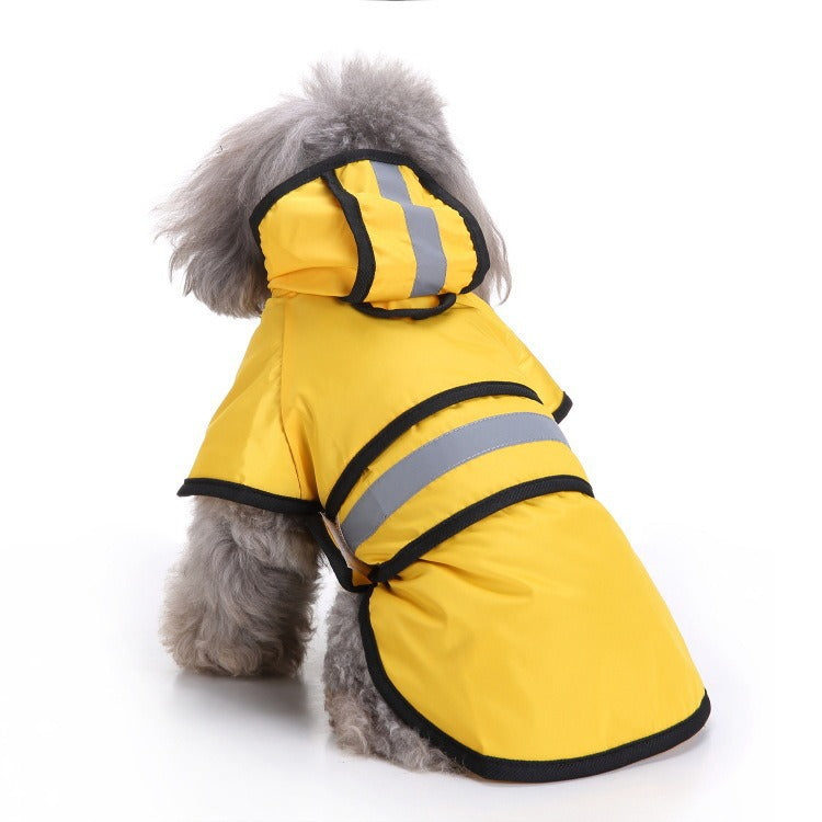 Reflective Dog Raincoat: Four-Seasons Waterproof Jacket