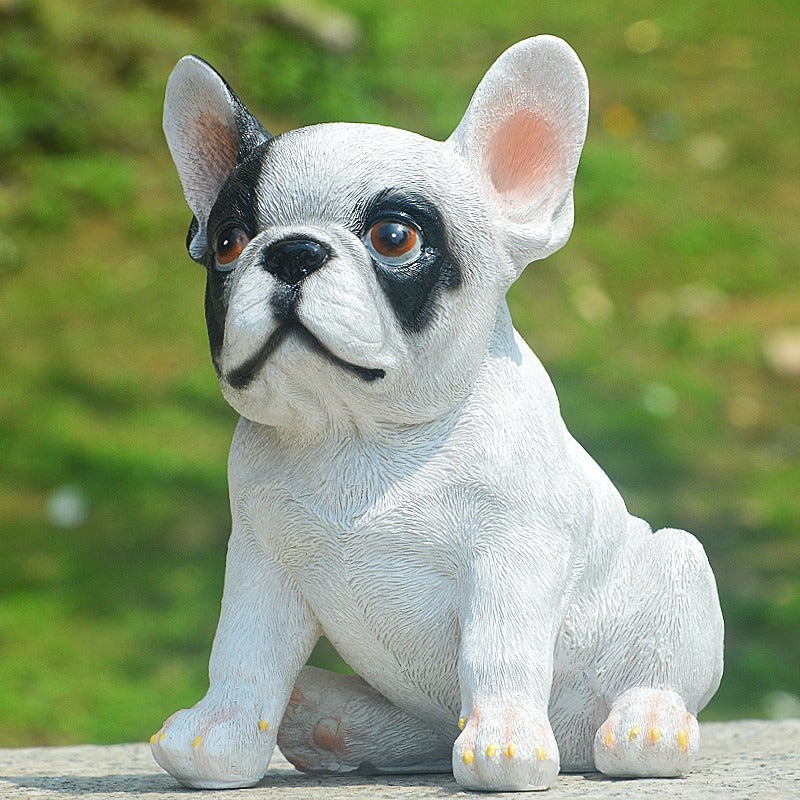 Little Bulldog ornament resin