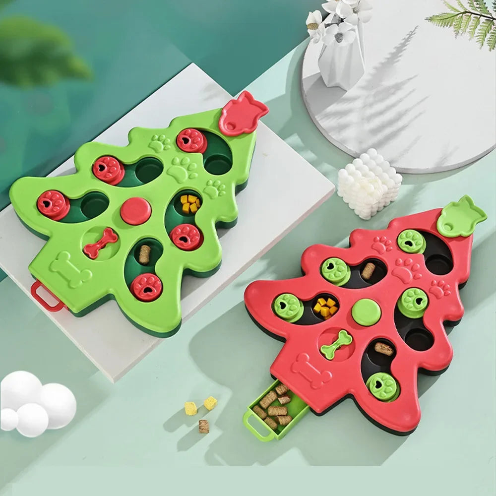 Dog Puzzle Toy Bowl: Interactive IQ Slow Feeder Game