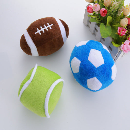 pet-plush-squeaky-simulation-ball-dog-toy-luxury-view-2 | Majestic Pet Kingdom