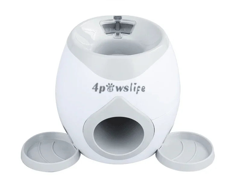 Interactive Pet Feeder Toy – Ball Launcher & Auto Feed