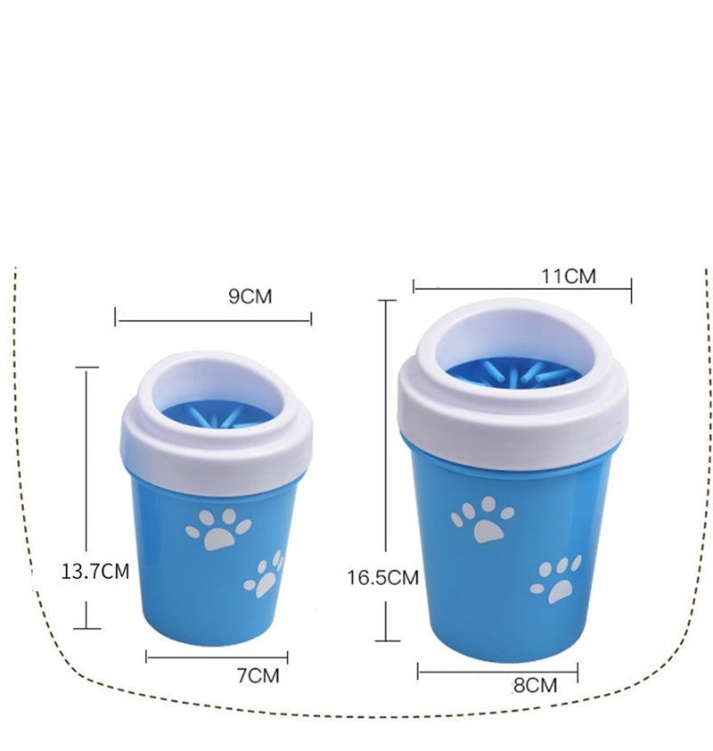 Dog Paw Cleaner Silicone Bristle Portable Foot Washer Cup Tool - Detail Angle 3 | Majestic Pet Kingdom