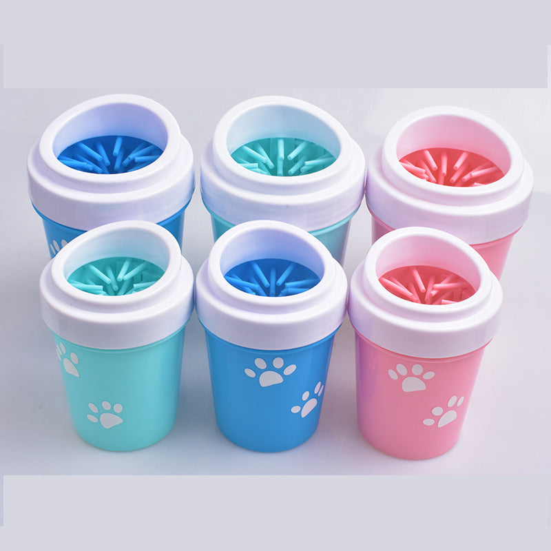 Dog Paw Cleaner Silicone Bristle Portable Foot Washer Cup Tool - Detail Angle 4 | Majestic Pet Kingdom