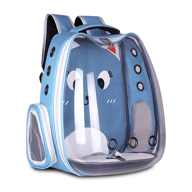 Pet Supplies Pet Backpack Convenient Pet Space Bag Breathable Shoulder Cat Bag Dog Bag - Majestic Pet Kingdom