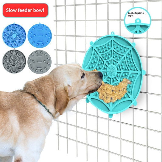 Dog Treat Toy Suction Cup Wall Feeder Slow Licking Toy Bone - Main Feature View | Majestic Pet Kingdom