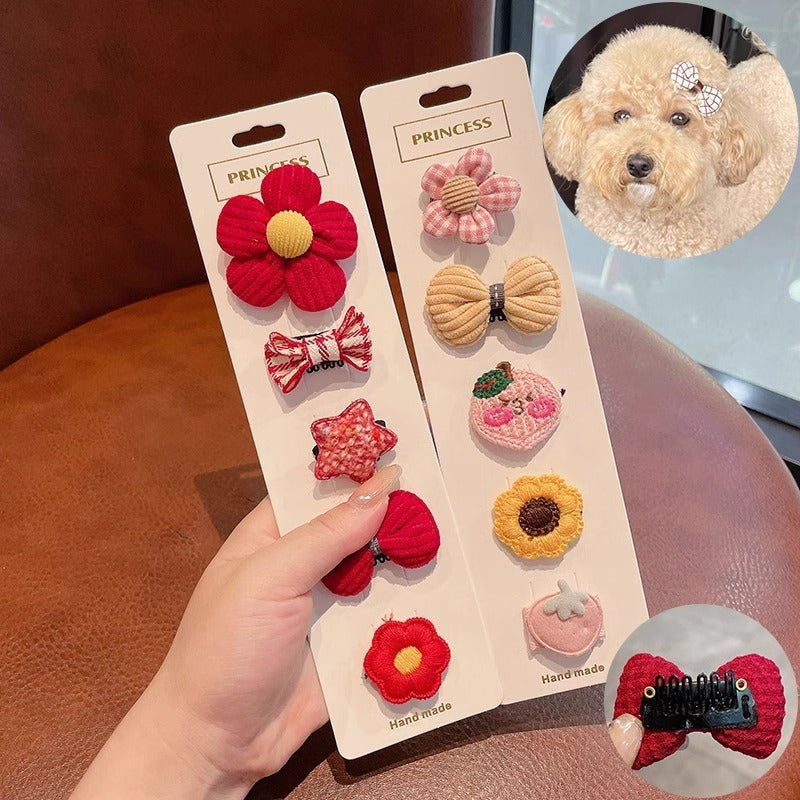 Portable Home Cartoon Creative Mini Dog Hairpin Pet Wellness Essential | Majestic Pet Kingdom™