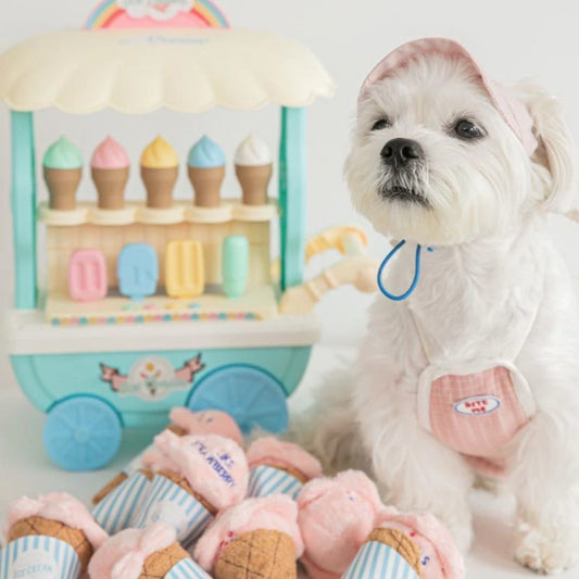 Pets Can Smell And Make Sounds To Relieve Boredom By Grinding Their Teeth. Paper Dogs And Cats Hide Ice Cream Toys | Purrfect Pet Kingdom