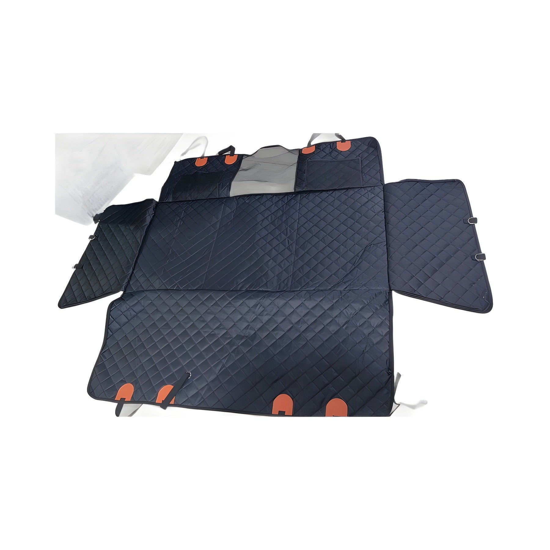 Heavy-duty Extended Car Seat Cover With A Pet Mat For Vehicles