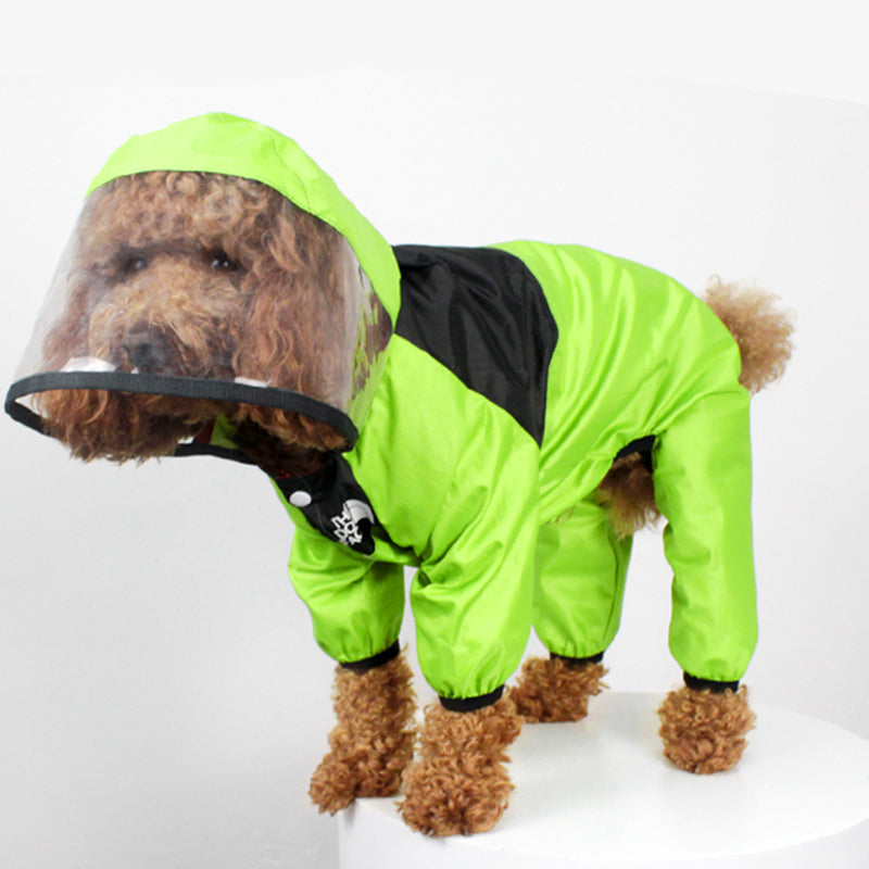 Clothes on rainy days pet poncho - Majestic Pet Kingdom