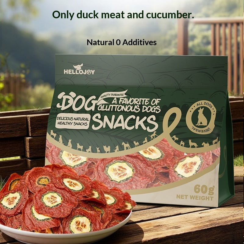 Pet Dog Treats Duck Okra Nutritious Chews