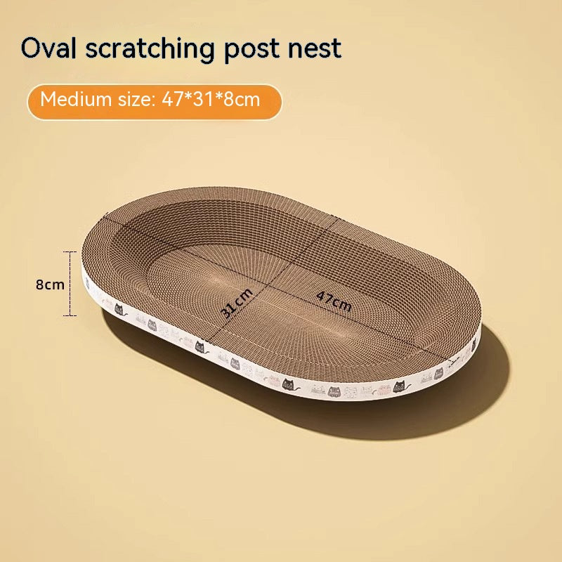 Cat Scratch Board And Cat Nest Integrated, Wear-resistant And Non Falling Debris - Majestic Pet Kingdom