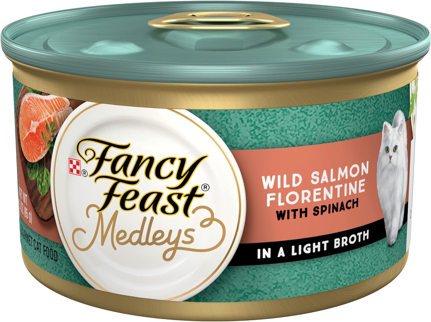 Fancy Feast Medleys Salmon Florentine (3oz) - Majestic Pet Kingdom