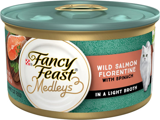 Fancy Feast Medleys Salmon Florentine (3oz) - Majestic Pet Kingdom