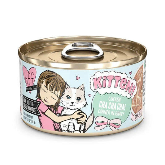 BFF Kitten Cha Cha Cha Grain Free Chicken Gravy Wet Cat Food (2.8oz) - Majestic Pet Kingdom