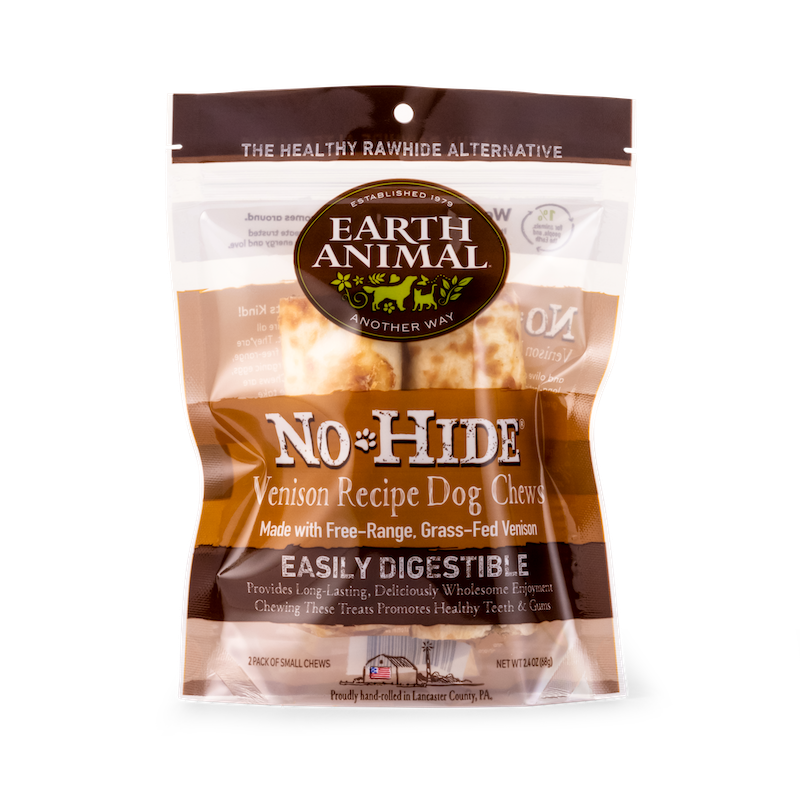 Dog Chews Earth Animal No-Hide Beef Small Chewing Rolls