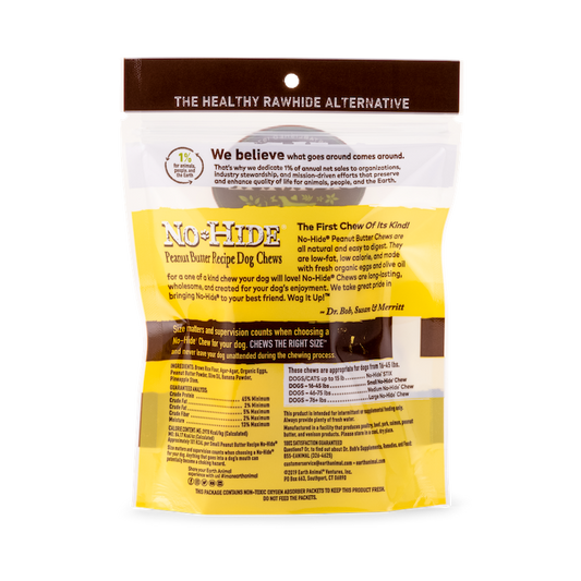 Earth Animal No Hide Peanut Butter Medium Dog Treats (2pk) (4.2oz)