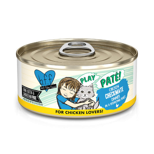 BFF Play Paté Adult Checkmate Chicken Wet Cat Food (5.5oz) - Majestic Pet Kingdom