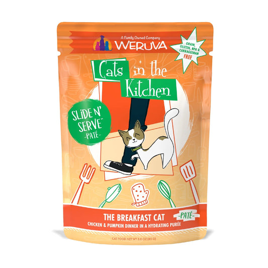Cats in the Kitchen Paté Slide N' Serve The Breakfast Cat (3oz) - Majestic Pet Kingdom