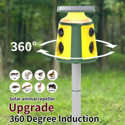 new-arrival-solar-powered-ultrasonic-dog-cat-monkey-rodent-insects-snake-mouse-rats-mole-bird-repeller-luxury-view-1 | Majestic Pet Kingdom