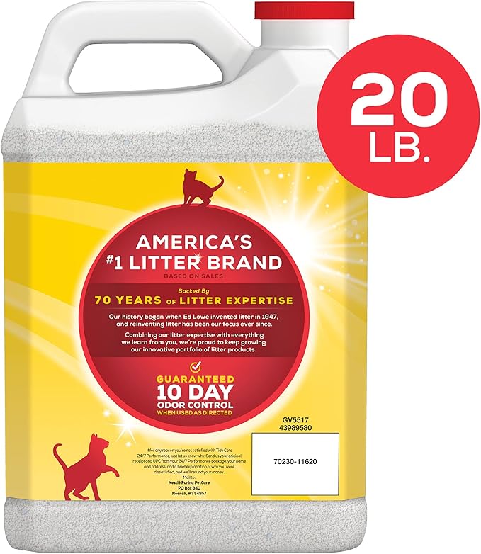 Cat Litter Tidy Cats 24/7 Performance Multi-Cat Clumping 20lb - Detail Angle 2 | Majestic Pet Kingdom
