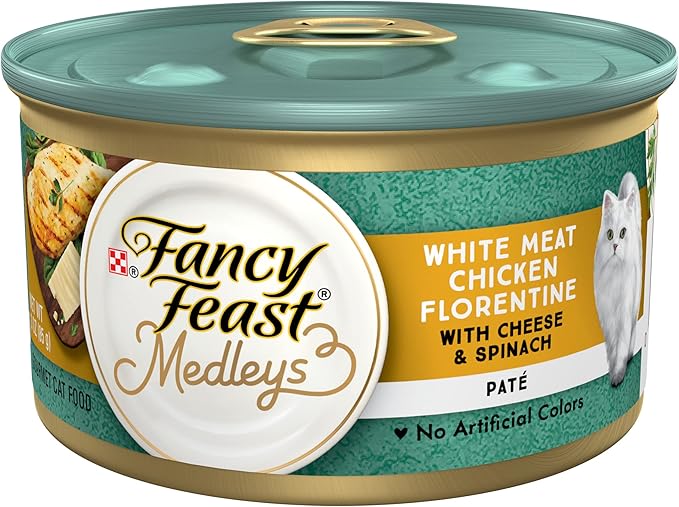 Fancy Feast Medleys Chicken with Cheese & Garden Greens (3oz) - Majestic Pet Kingdom