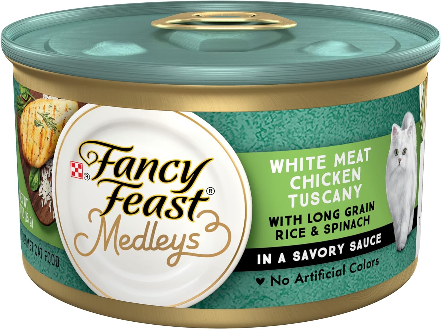 Fancy Feast Medleys Chicken Tuscany (3oz) - Majestic Pet Kingdom