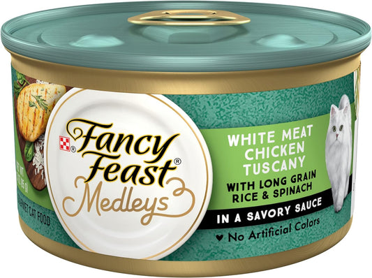 Fancy Feast Medleys Chicken Tuscany (3oz) - Majestic Pet Kingdom