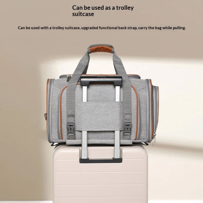 HB PET Portable Dog Travel Bag Airline-Approved Pet Trolley