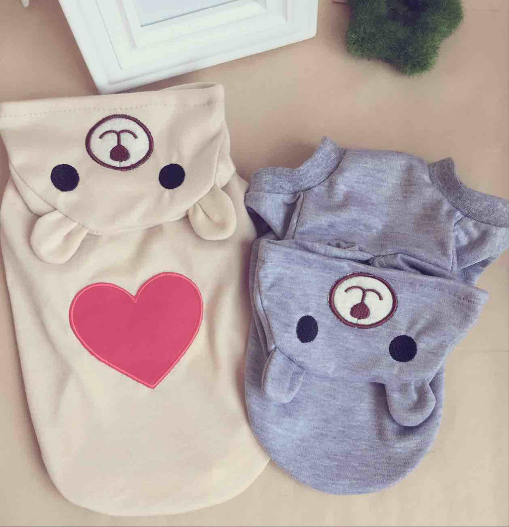 Summer pet clothes, love bears, transform clothes, pet clothes - Majestic Pet Kingdom