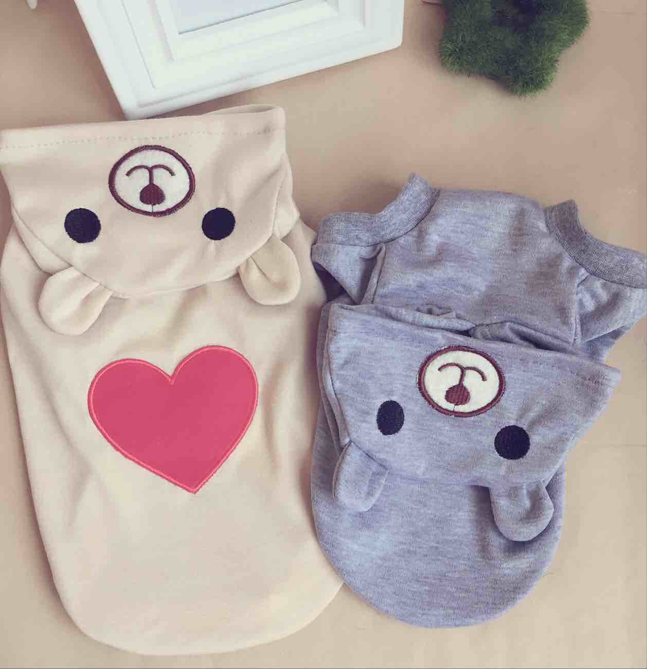 Summer pet clothes, love bears, transform clothes, pet clothes - Majestic Pet Kingdom