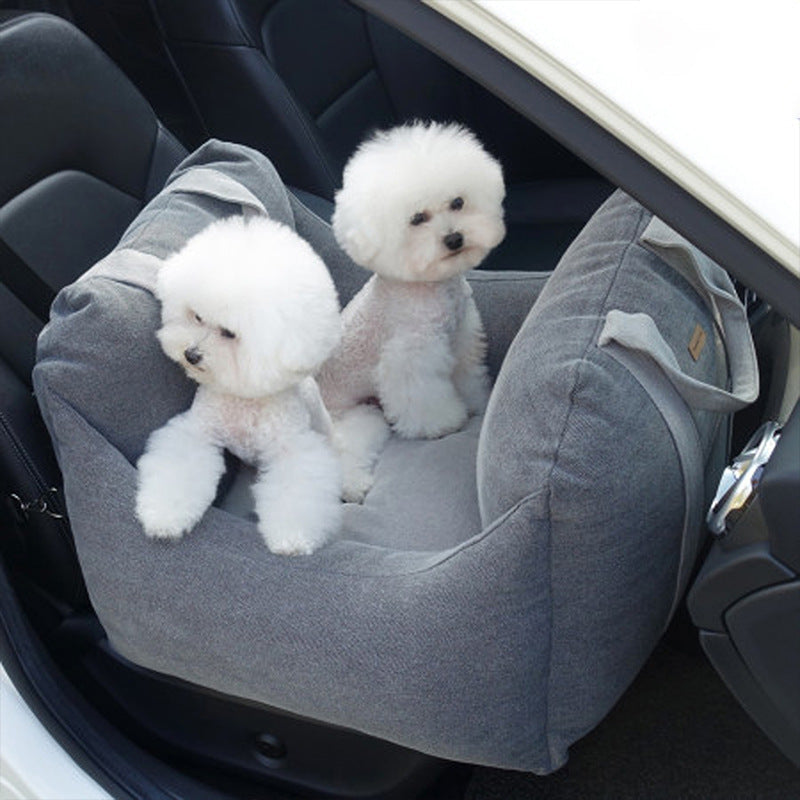 Pet Dog Car Carrier Seat Waterproof Basket Portable Car Seat Safety Travelling Mesh Hanging Bags Breathable Beds & Sofas - Majestic Pet Kingdom