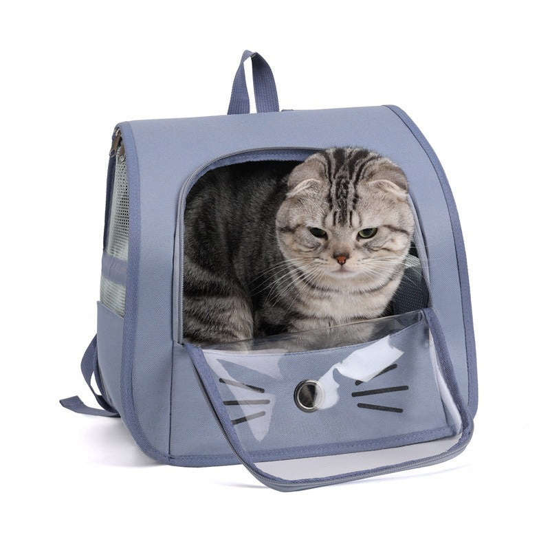 Pet Cat Carrier Bag Cat Backpack Outdoor Breathable Portable Shoulders Bag For Cats Small Dogs Transport Carrier - Majestic Pet Kingdom