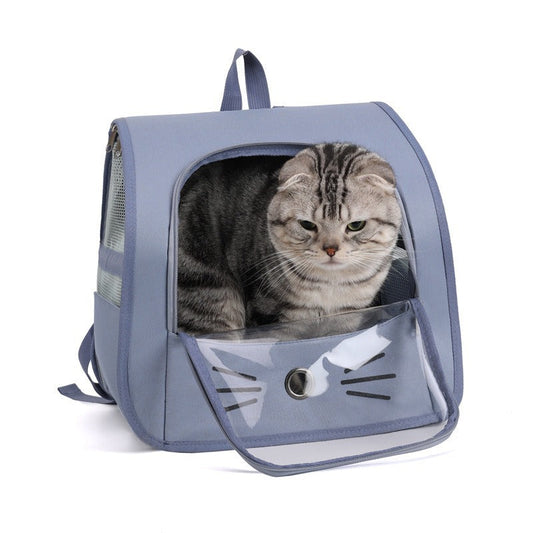 Pet Cat Carrier Bag Cat Backpack Outdoor Breathable Portable Shoulders Bag For Cats Small Dogs Transport Carrier - Majestic Pet Kingdom