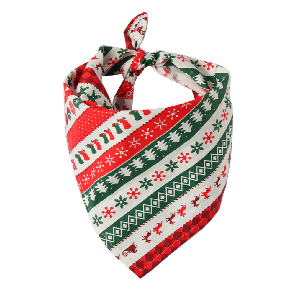 Cotton Triangle Scarf & Bib Set for Dogs & Cats