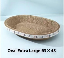Cat Scratch Board And Cat Nest Integrated, Wear-resistant And Non Falling Debris - Majestic Pet Kingdom