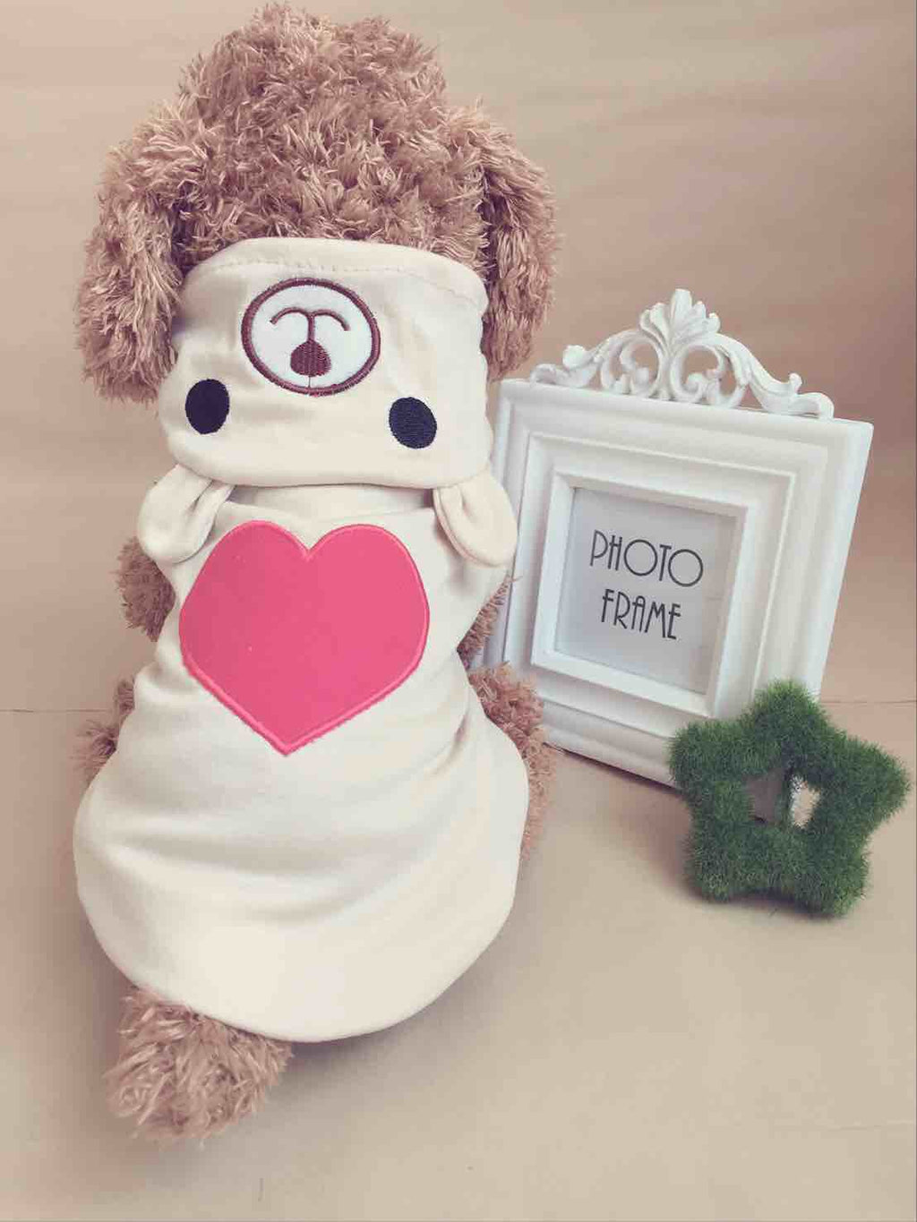 Summer pet clothes, love bears, transform clothes, pet clothes - Majestic Pet Kingdom