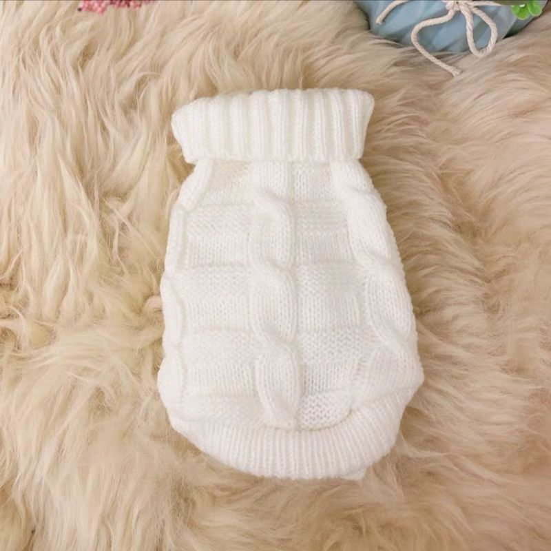 Cat Clothes Cat Pet Supplies Autumn Winter Knitted Sweater Cute Net Red - Majestic Pet Kingdom