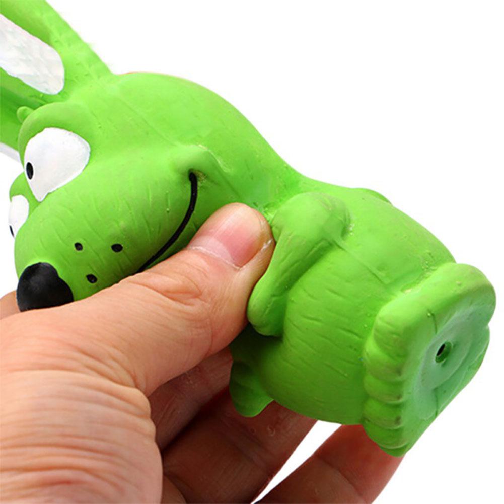 Cute rabbit dog vocal latex molars