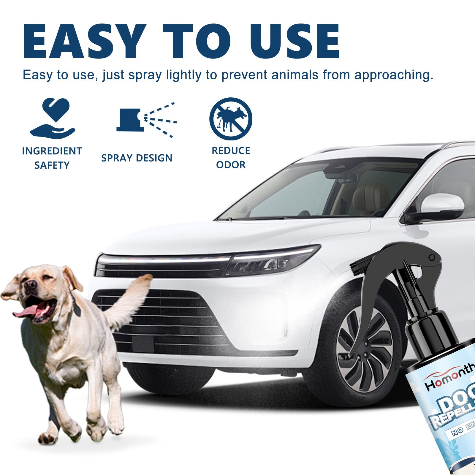 Car Tire Dog Repellent Spray: Portable Safety Protection - Majestic Pet Kingdom