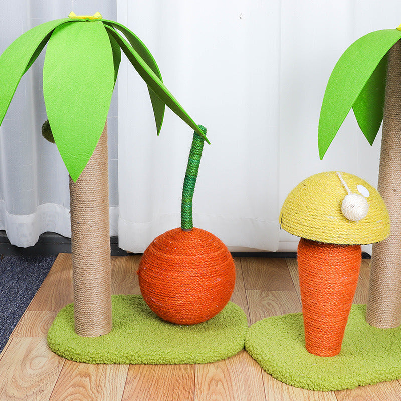 Cat Climbing Frame Grinding Claw Coconut Tree