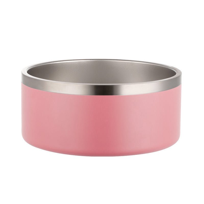 Stainless Steel Dog Bowl Inside And Outside 304 With Silica Gel Pad - Majestic Pet Kingdom