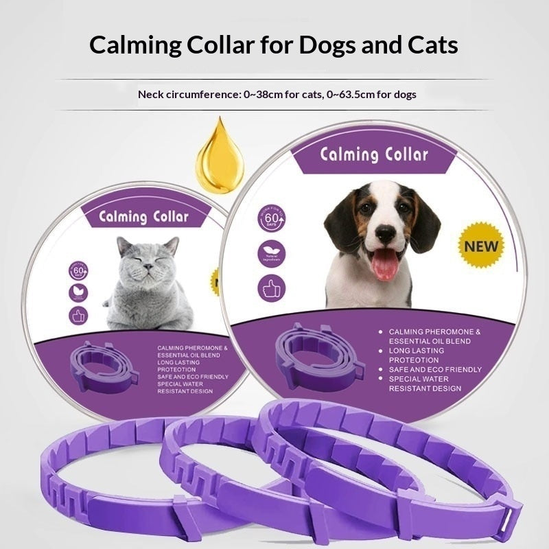 Pheromone Town Pet Calming Collar, Adjustable For Cats Of All Sizes
