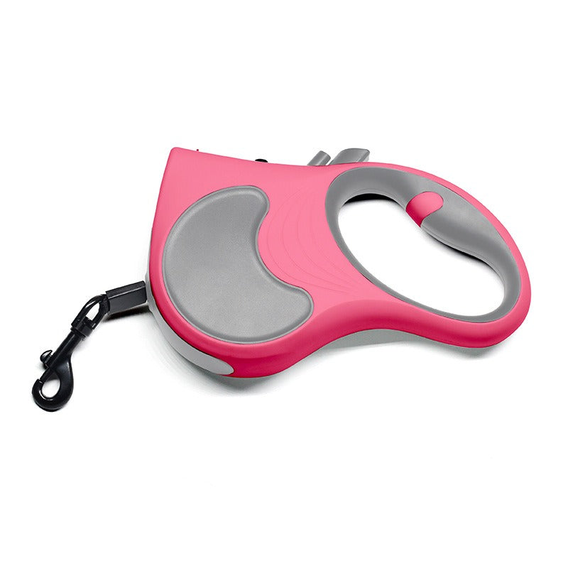 Dog Leash Retractable Automatic Walking Lead Built-In Light - Detail Angle 2 | Majestic Pet Kingdom