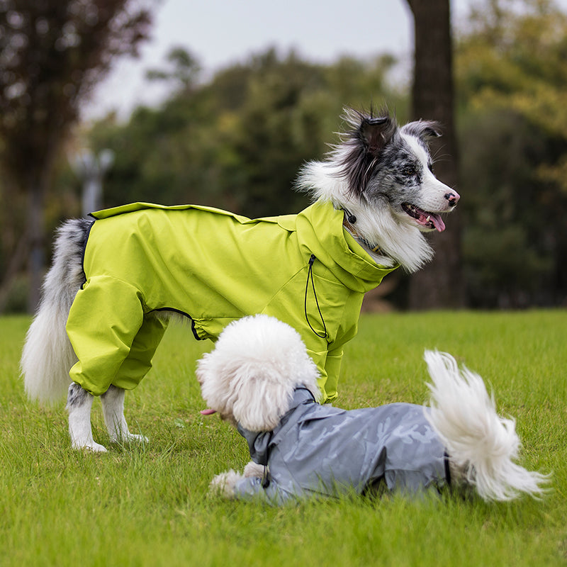 Raincoat Outdoor Waterproof Reflective Coat For Large Dogs And Pets - Majestic Pet Kingdom