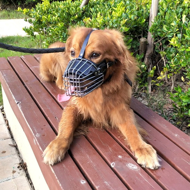 Dog Muzzle Adjustable Basket Soft Straps Rubber Pet Anti-bite Muzzle | Majestic Pet Kingdom™