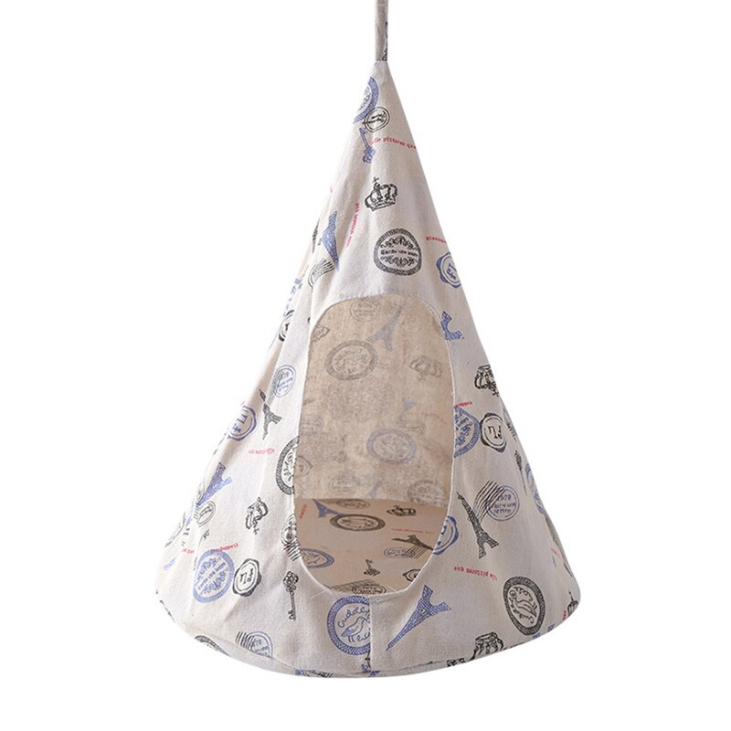 Cat Hammock Patterned Hanging Cage Soft Canvas Sleeping Bed Mat - Detail Angle 4 | Majestic Pet Kingdom
