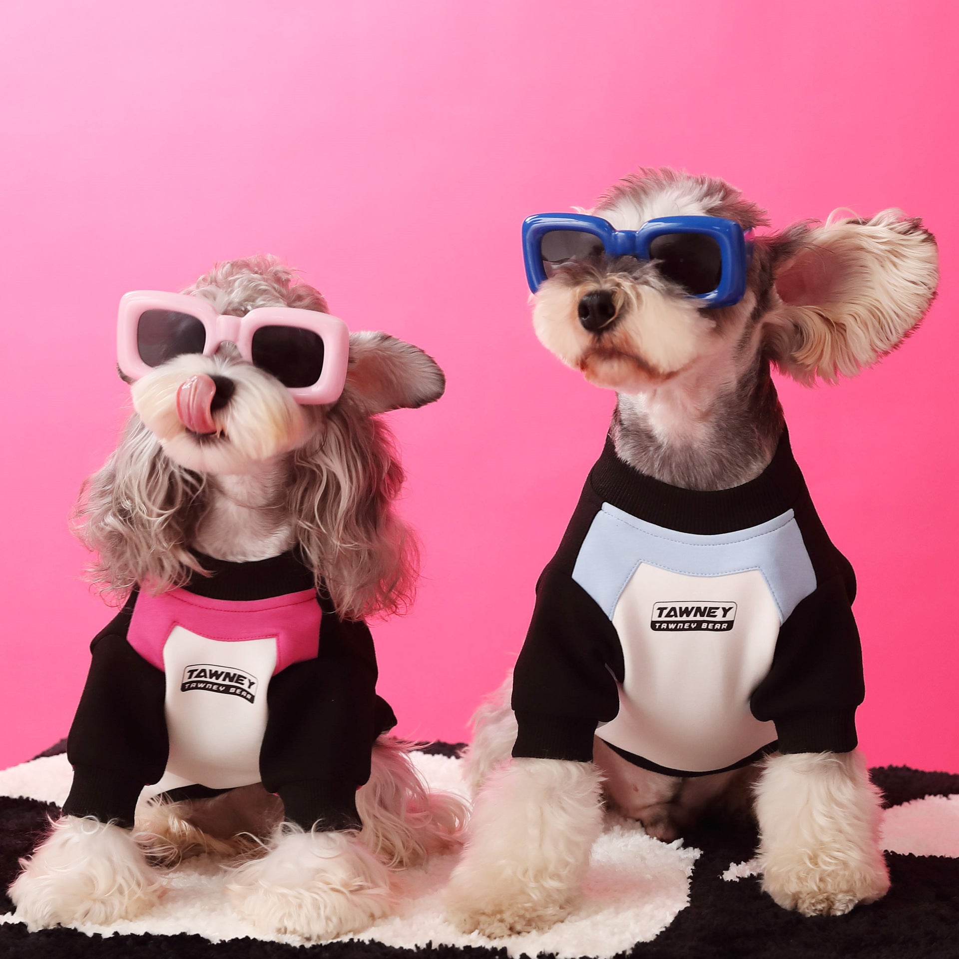 Dog Clothes Stitching Zipper Pullover Sweater - Majestic Pet Kingdom
