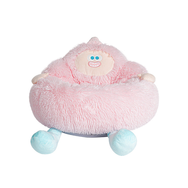 Long Plush Nest For Pets Thick And Warm Kennel For Fall And Winter Universal Sofa For Cats And Dogs Sleeping Mattress - Majestic Pet Kingdom